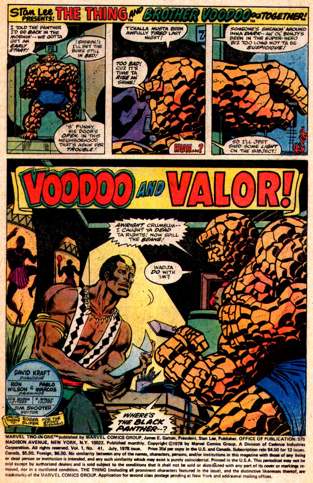 Marvel Two-In-One (1974) issue 41 - Page 2
