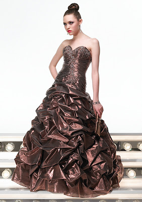 Vestido de 15 años - Color Marron