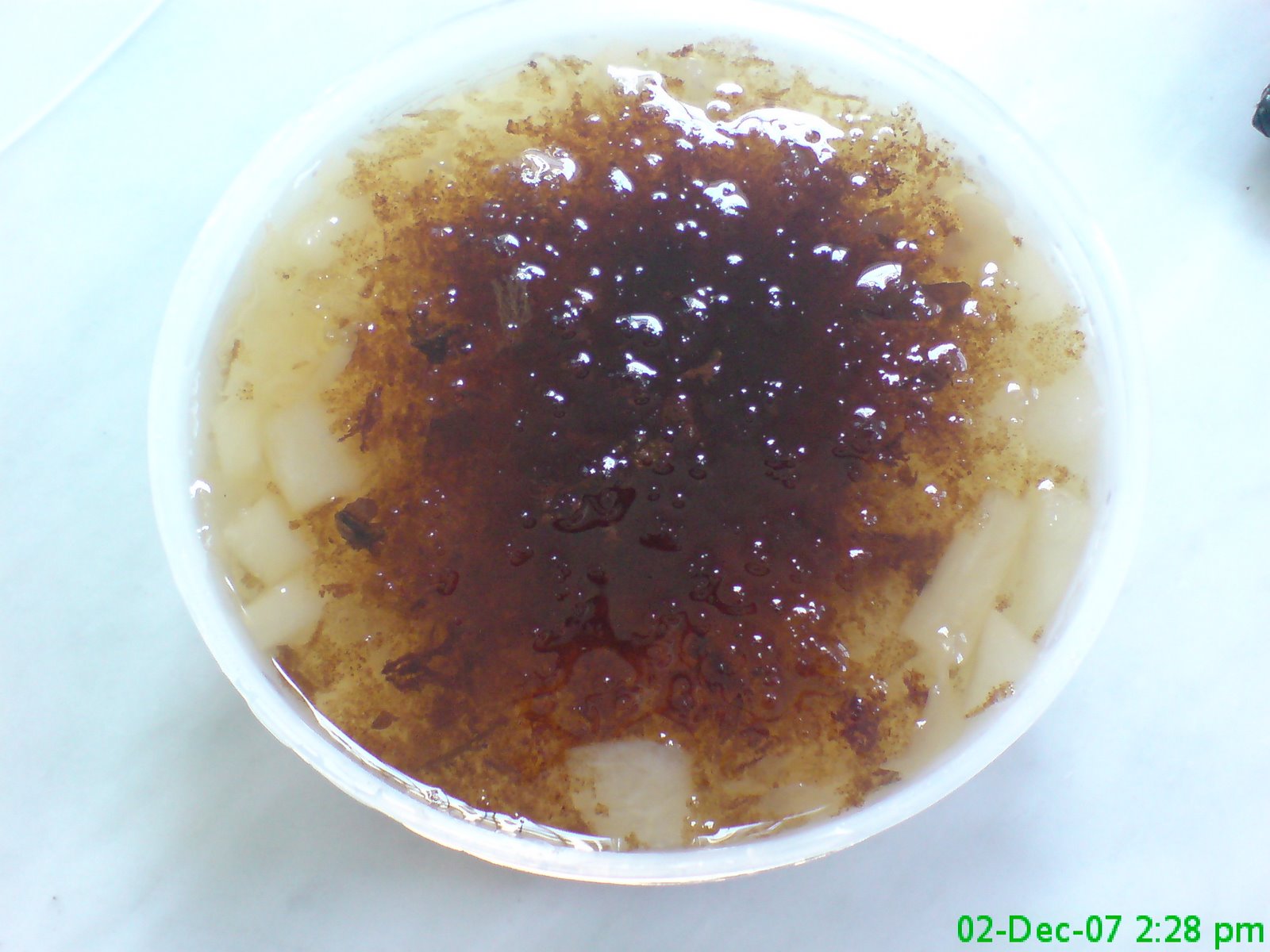 Life is Beautiful; Life is Love Pear, Fungus & "Black Jelly" Dessert