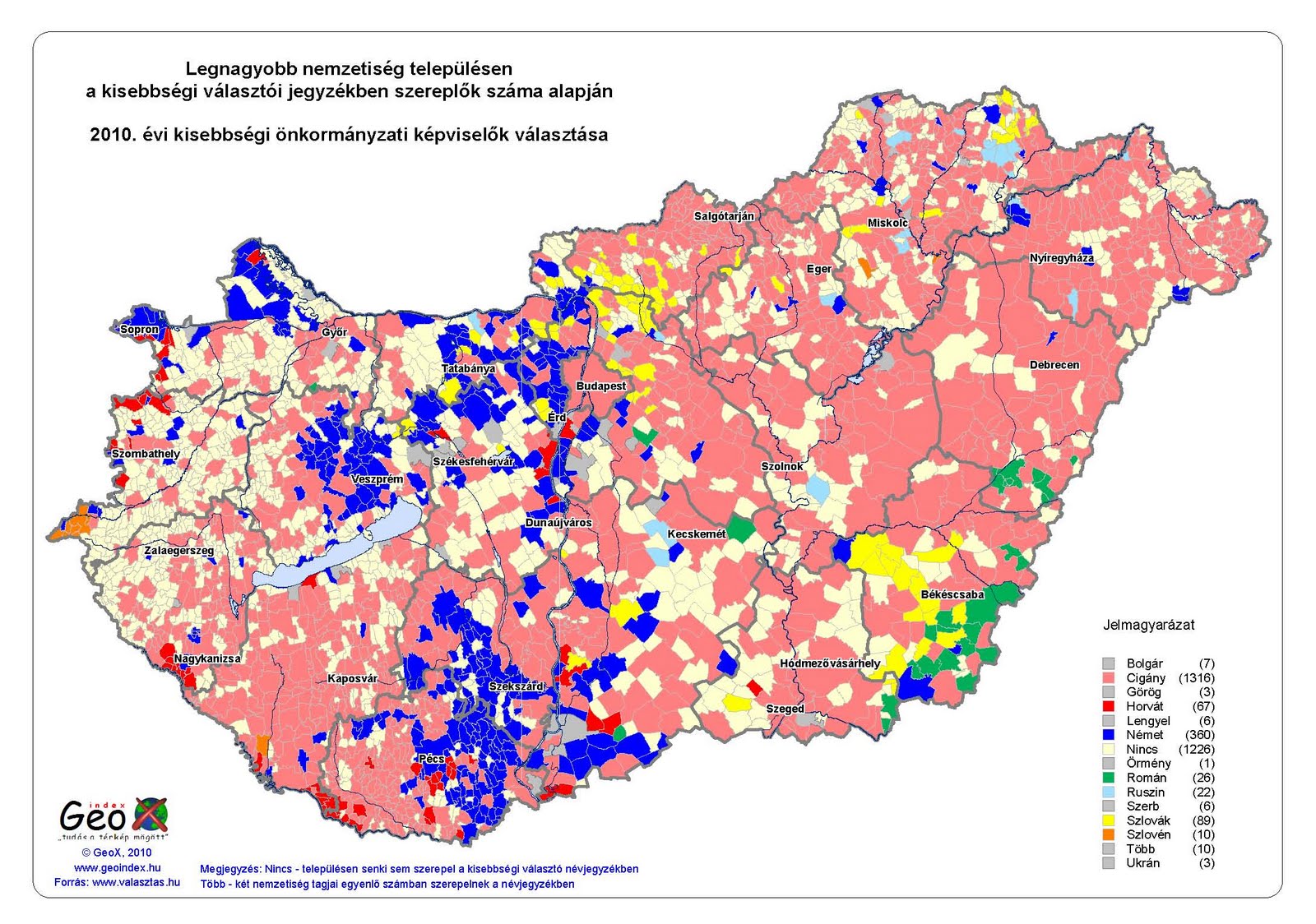 magyarország térkép 2010 Térképek: Önkormányzati választások 2010 magyarország térkép 2010