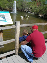 Gage and daddy at the zoo!