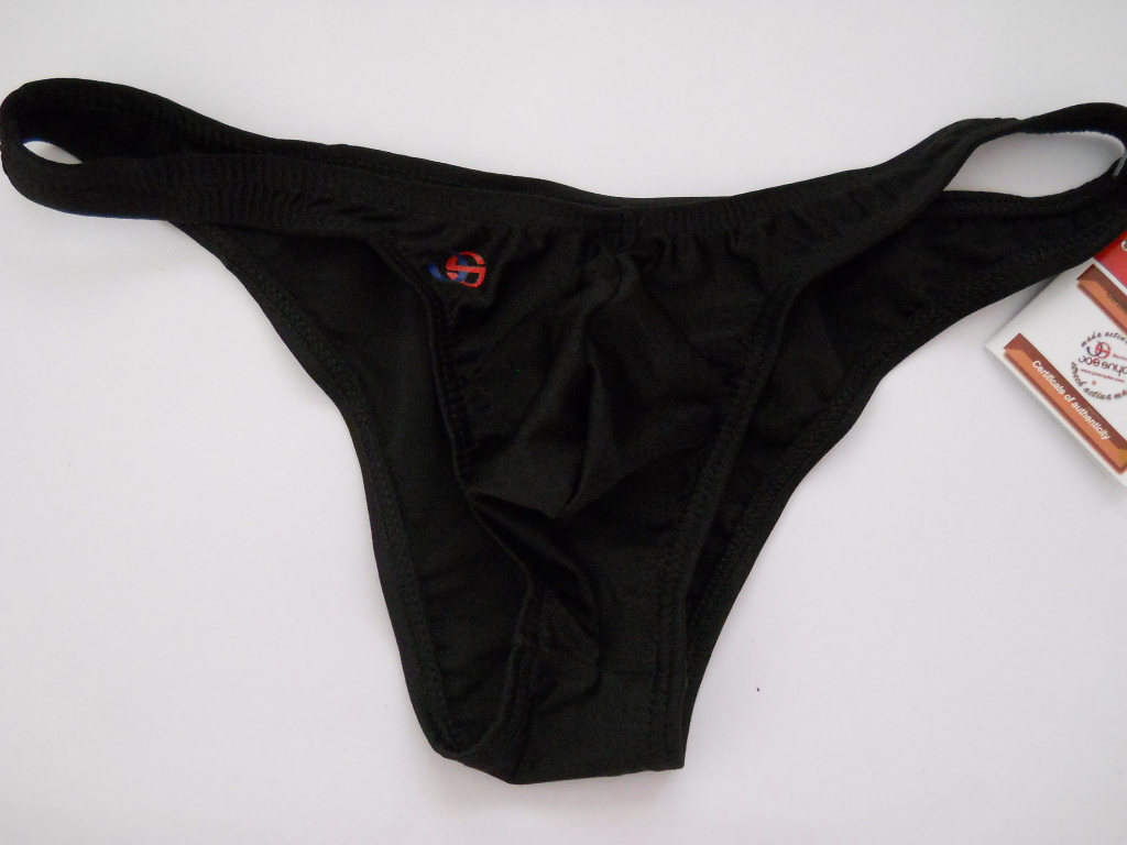 Male Female Underwear UM003 Black Sexy Briefs Men's Bikini Underwear