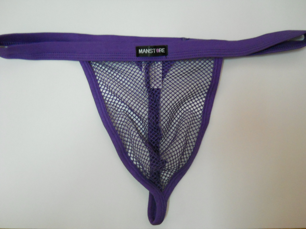 FASHION CARE 2U UM020 Purple Tback Briefs Underwear Sexy Men's Shorts M