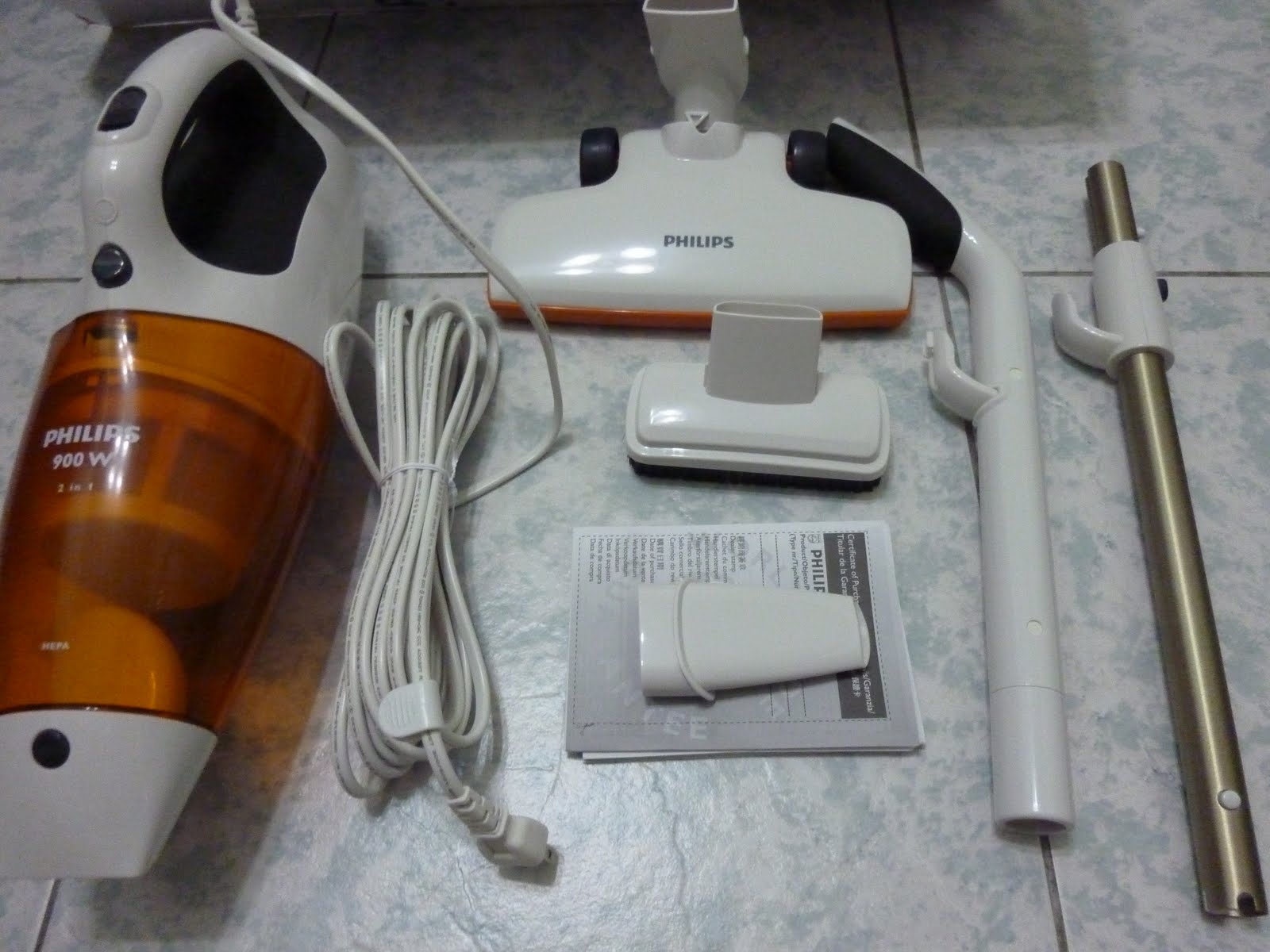 JC 開箱 PHILIPS FC6132 飛利浦直立手持式二合一吸塵器