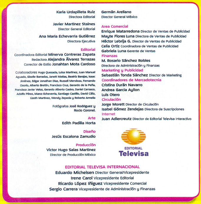 2007 Nov - Revista Eres Niños Televisa