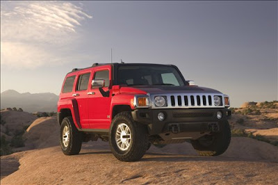 hummer jeep car red color