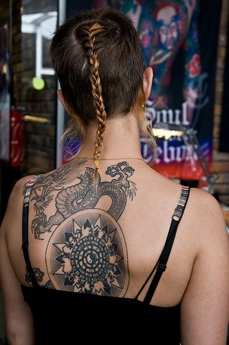 Republic Tattoos Design: The Dragon Tattoo on Back Body