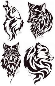 Tattoo Wolf Tribal Designs 5