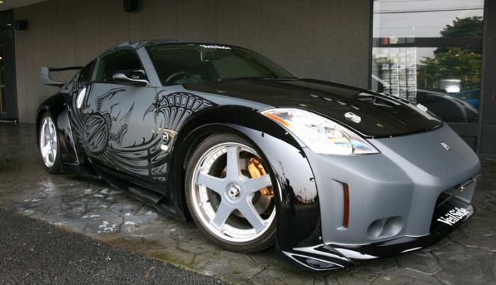 Nissan 350z Modified Airbrush 1 Nissan 350z Modified Airbrush Picture
