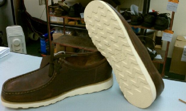 black and white wallabees