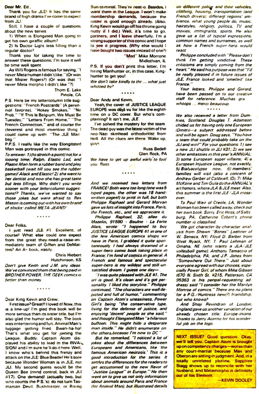 Read online Justice League Europe comic -  Issue #4 - 25