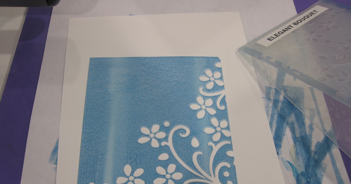 Krafting Kreations Inked Dry Embossing
