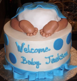 Fine Chocolates & Gourmet Cakes & Unique Gifts: Baby Shower Cake