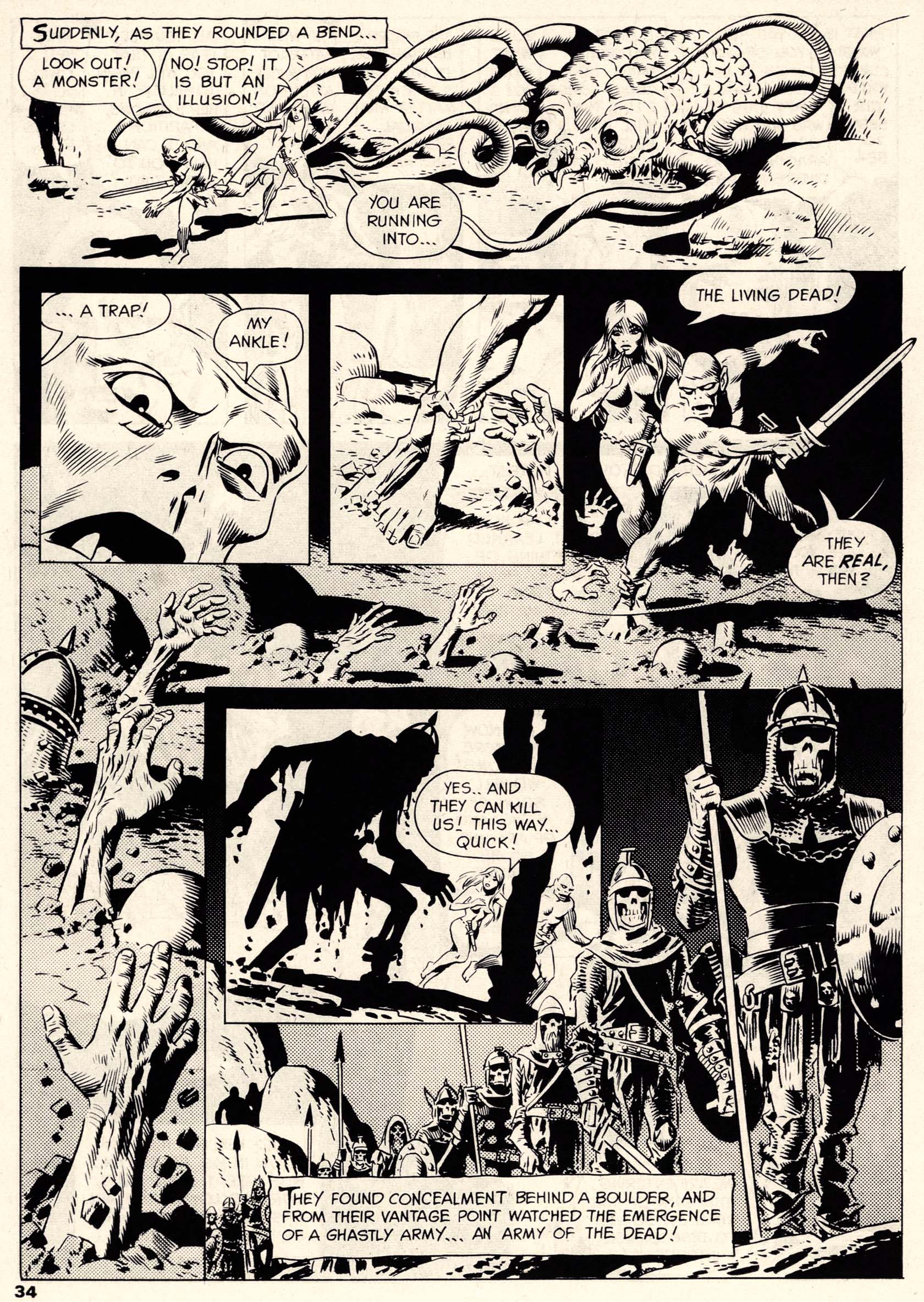 Read online Vampirella (1969) comic -  Issue #9 - 34