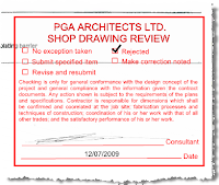 PGA ARCHITECTS: Shop Drawing Stamp