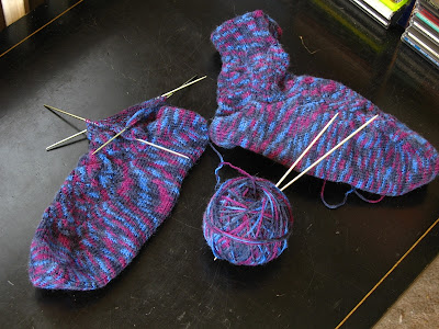 falling leaves socks