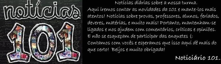 Notici rio 101 Mantenham se Ligados 