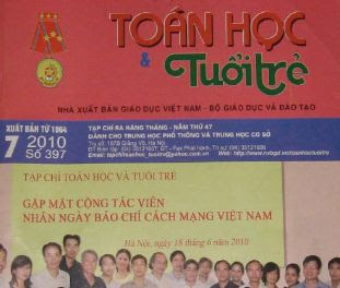 Tap chi Toan hoc - Tuoi tre thang 7 - 2010 so 397