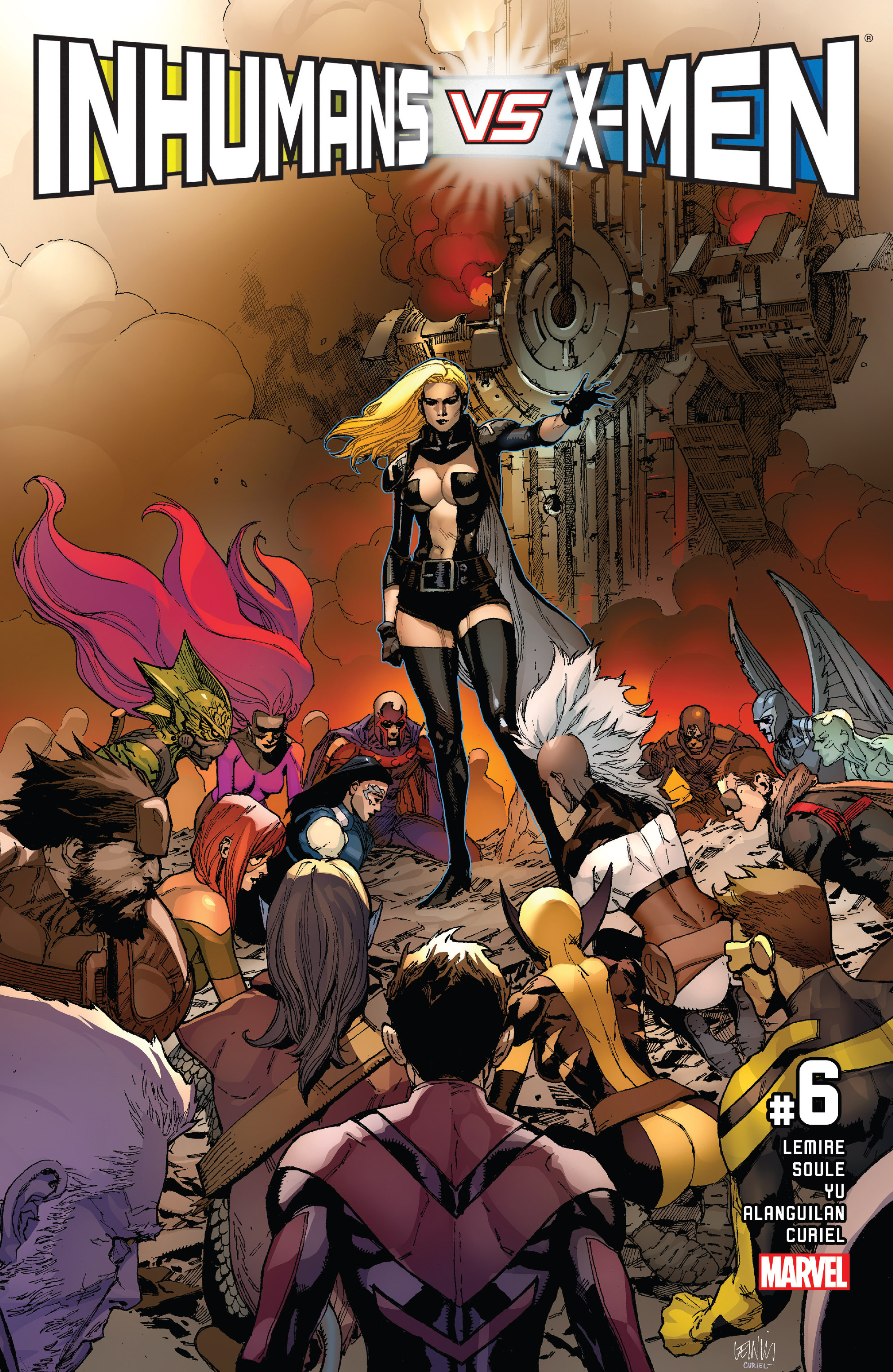 Read online Inhumans Vs. X-Men comic -  Issue #6 - 1