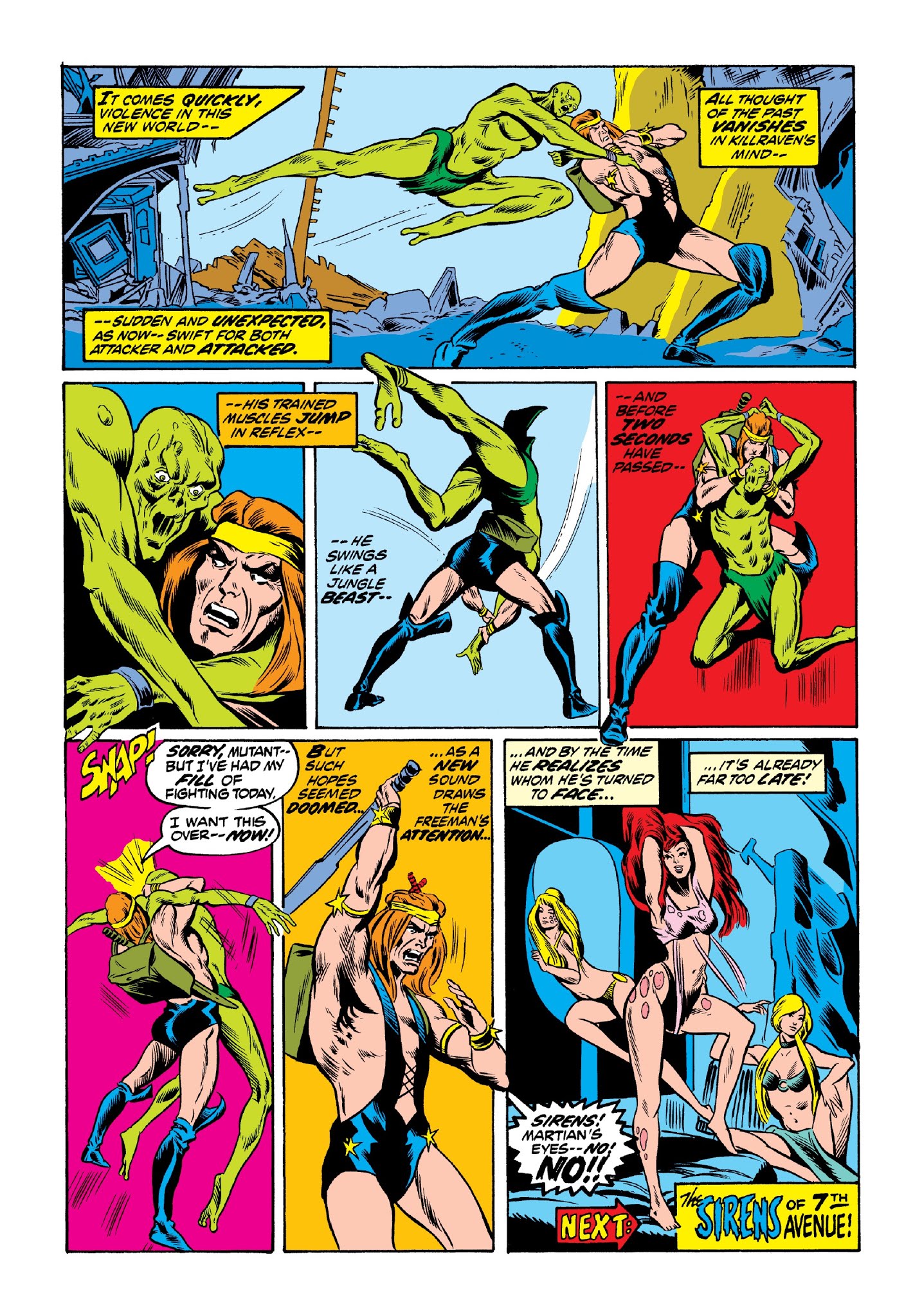 Read online Marvel Masterworks: Killraven comic -  Issue # TPB 1 (Part 1) - 33