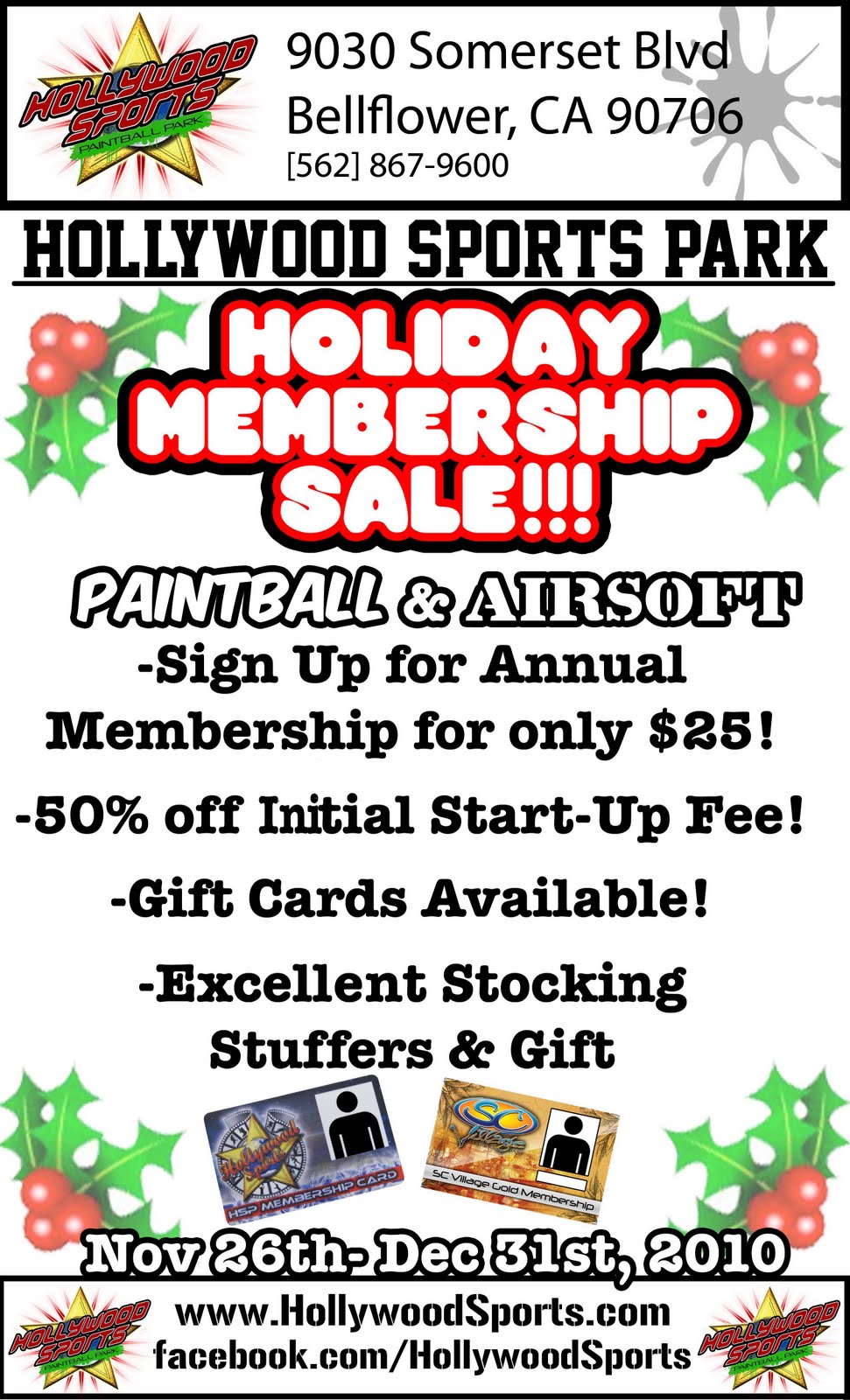 Hollywood Sports Paintball Park