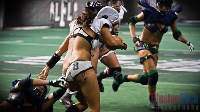 The Lingerie Football League was pretty much designed with wardrobe malfunc...