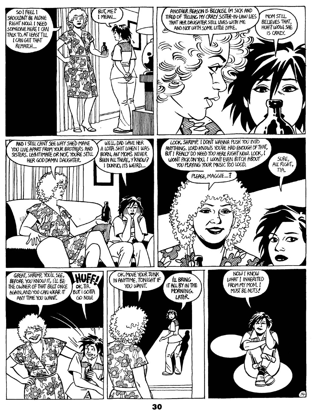 Read online Love and Rockets (1982) comic -  Issue #18 - 32
