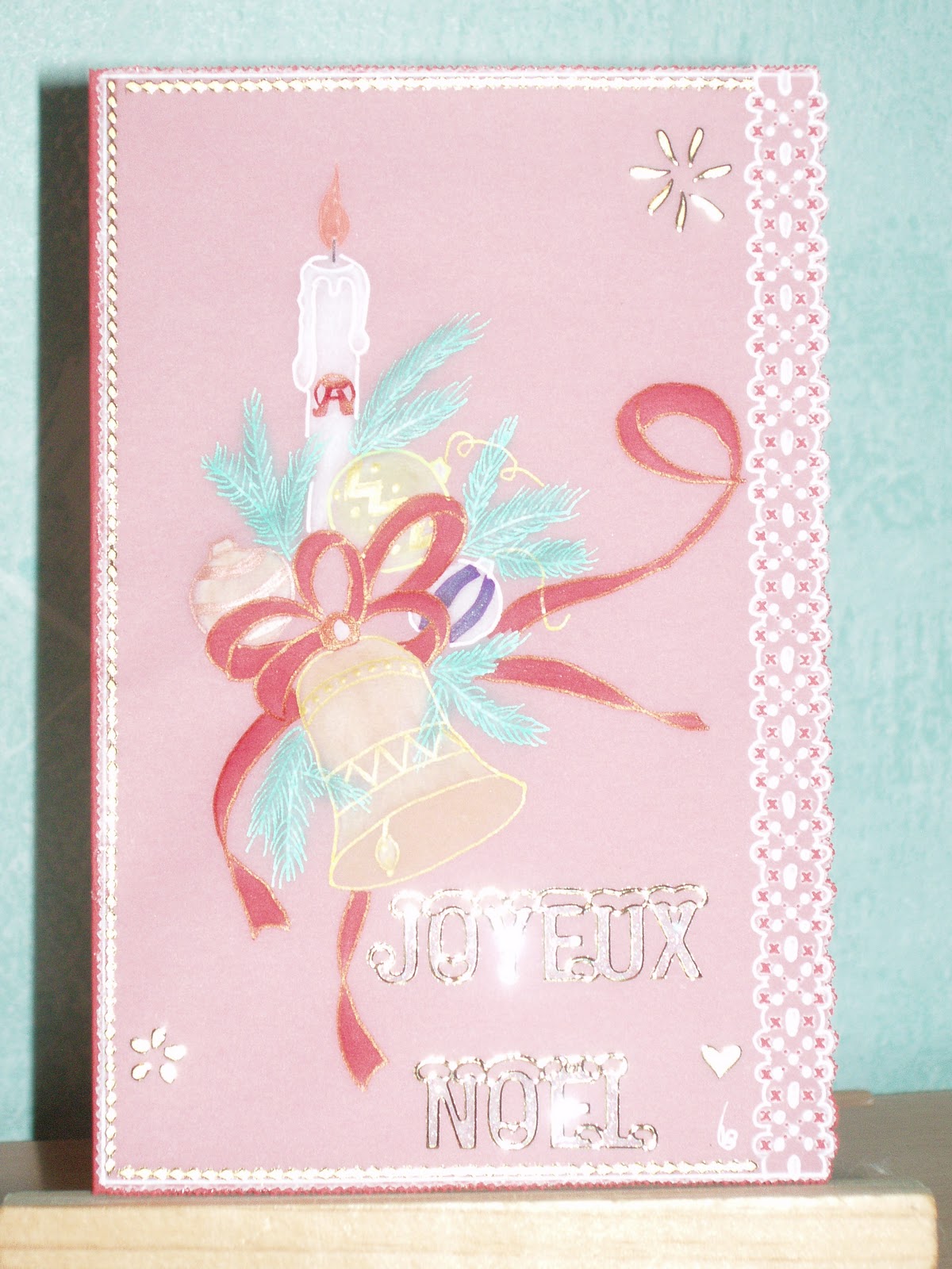 DENTELLE DE PAPIER: cartes de noél