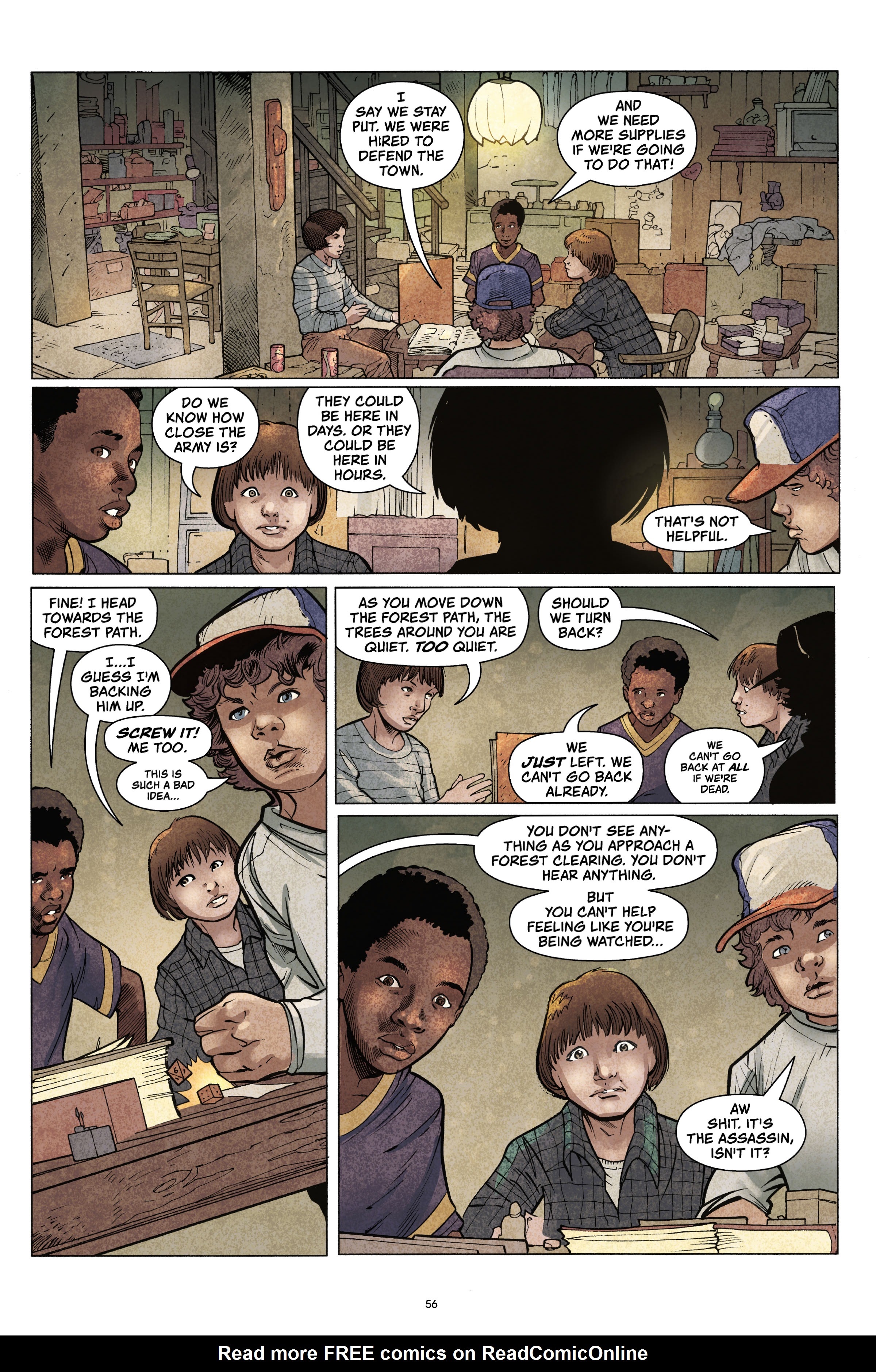 Read online Stranger Things Library Edition comic -  Issue # TPB 1 (Part 1) - 56