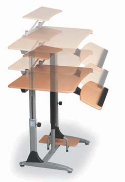 adjustable computer desk for standing