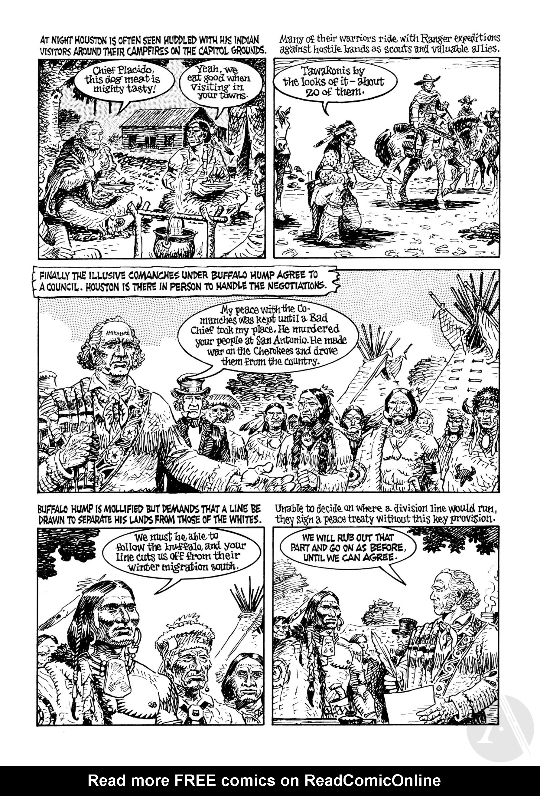 Read online Indian Lover: Sam Houston & the Cherokees comic -  Issue # TPB - 98