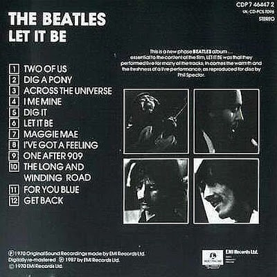 jfn Beatles Music & Memories: Beatles - Let It Be and Let It Be Naked