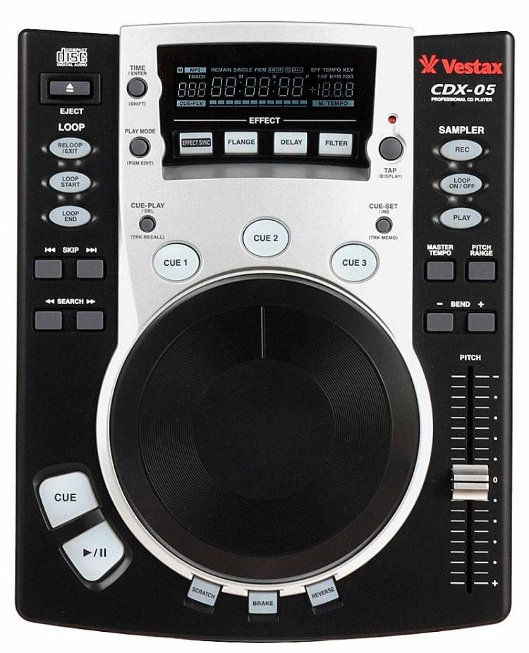 CDX05 EC 220V CD PLAYER VESTAX SONIDO LATAM