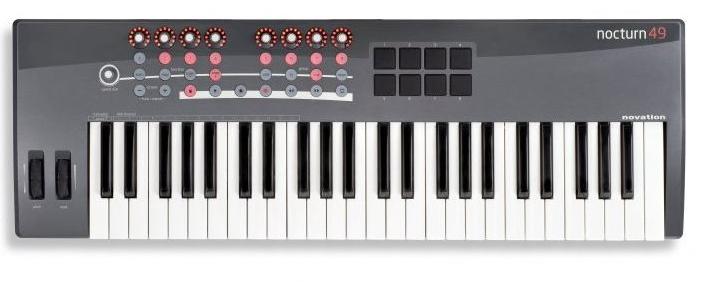 NOCTURN49 CONTROLADOR MIDI NOVATION AUDIO LATINOAMERICA