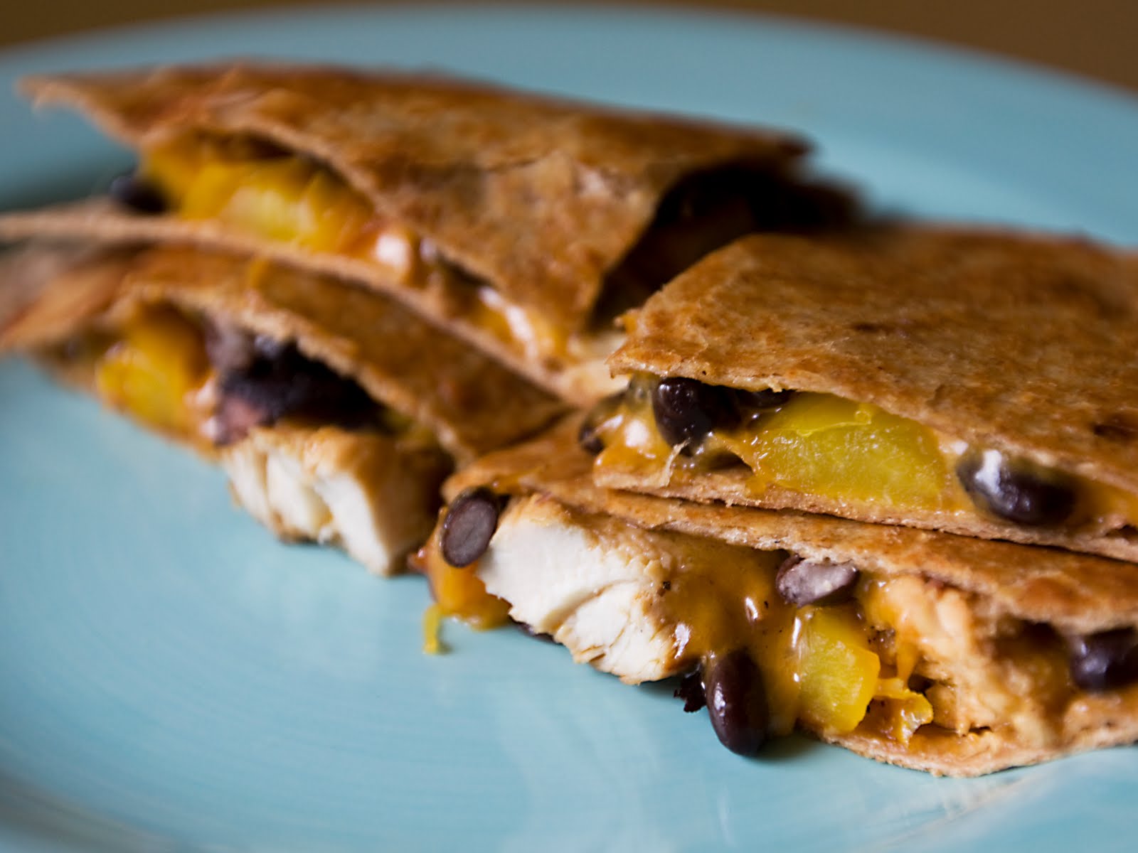 Simply Yum!!! Chicken and Black Bean Quesadillas