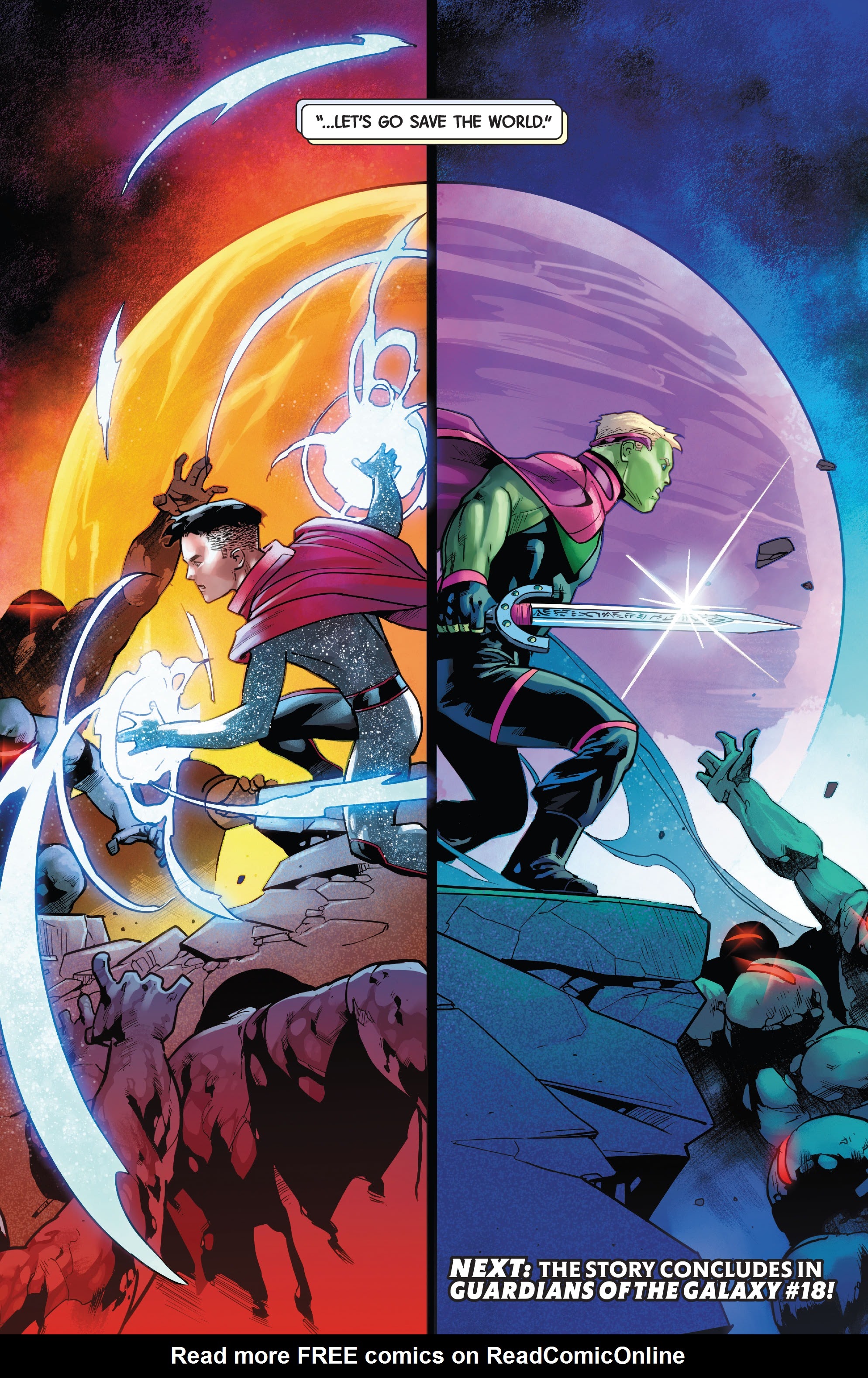 Read online The Last Annihilation comic -  Issue # Wiccan & Hulkling - 32