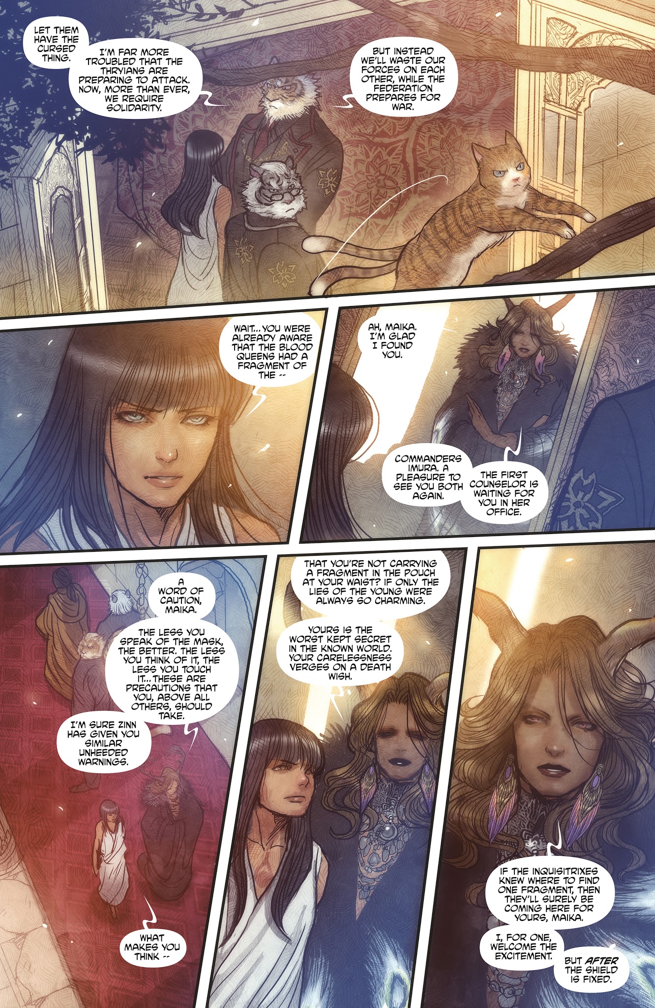 Read online Monstress comic -  Issue #15 - 14