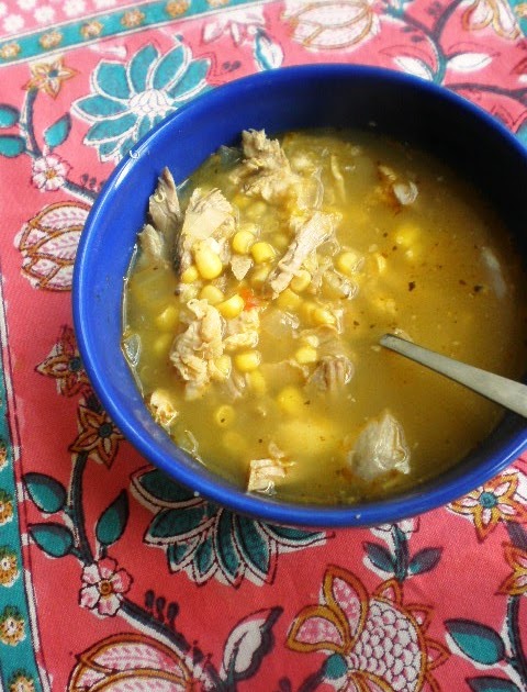 Write a Pumpkin, Bake Some Prose: Mexican Turkey Soup with Quinoa and Corn