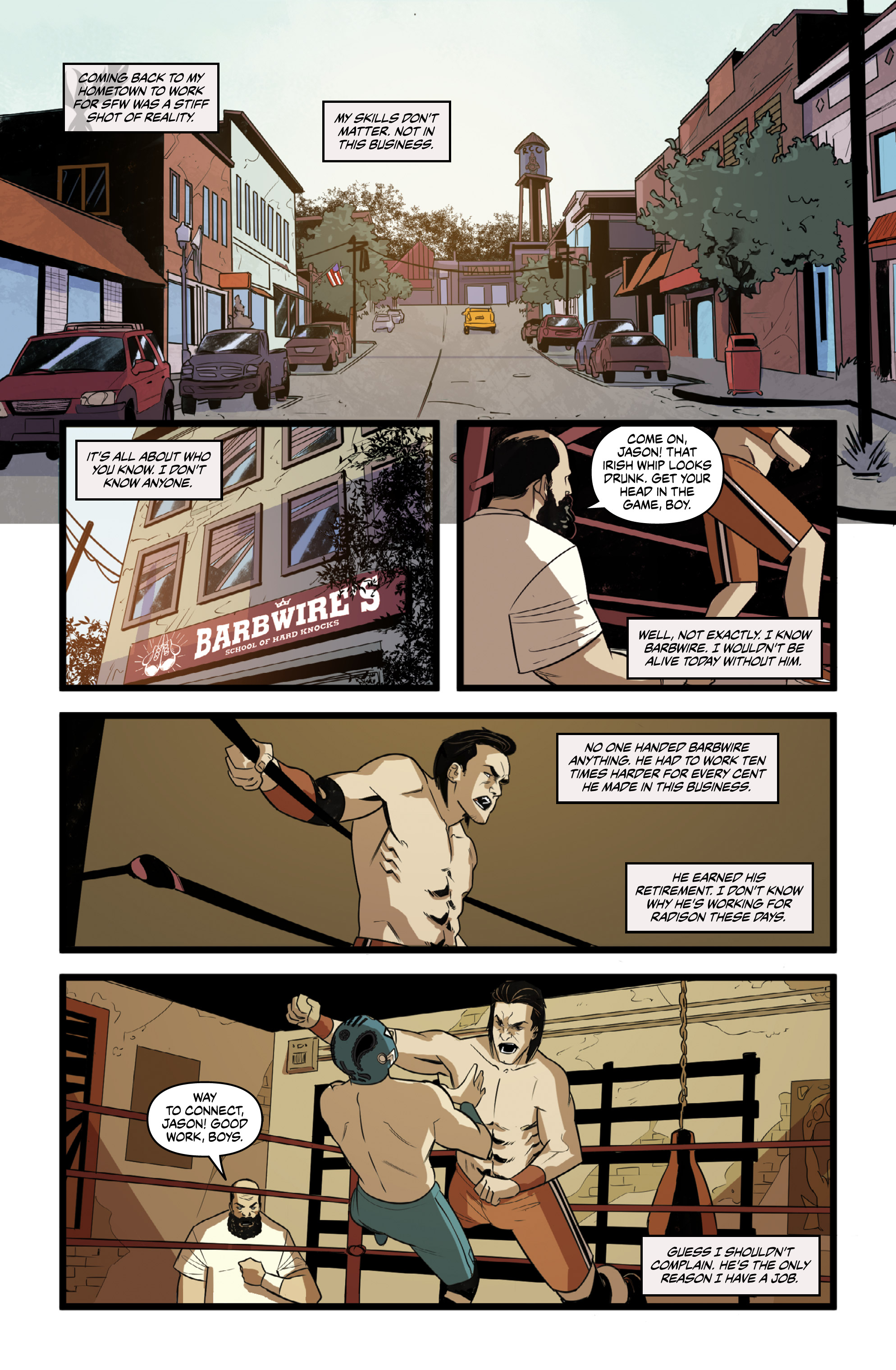 Read online Over the Ropes comic -  Issue #1 - 7