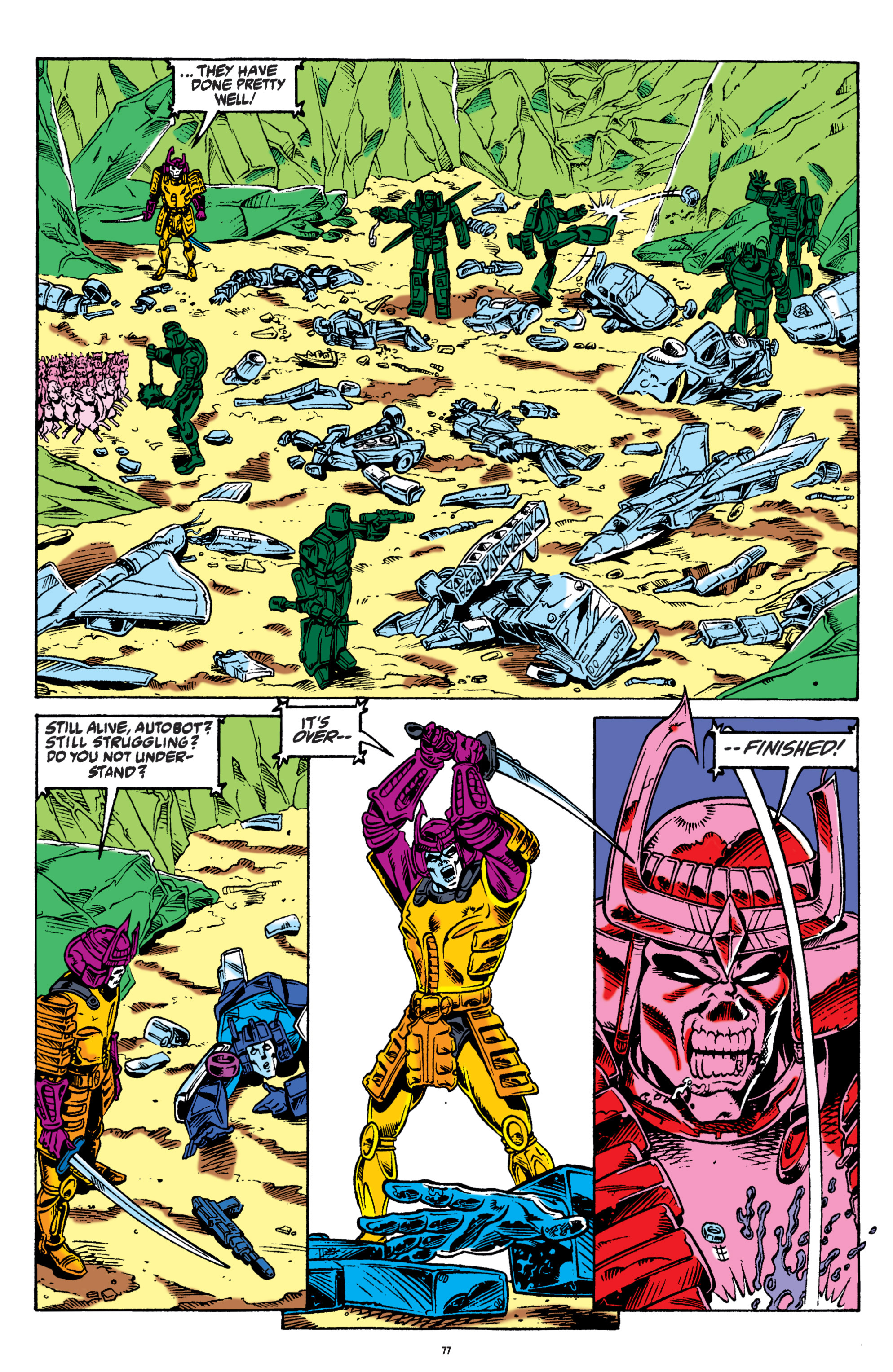 Read online The Transformers Classics comic -  Issue # TPB 7 - 77