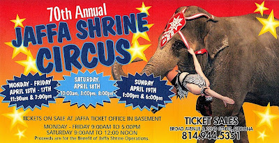 YESTERDAY'S TOWNS: ~~JAFFA TEMPLE SHRINE CIRCUS~ALTOONA, PA~~