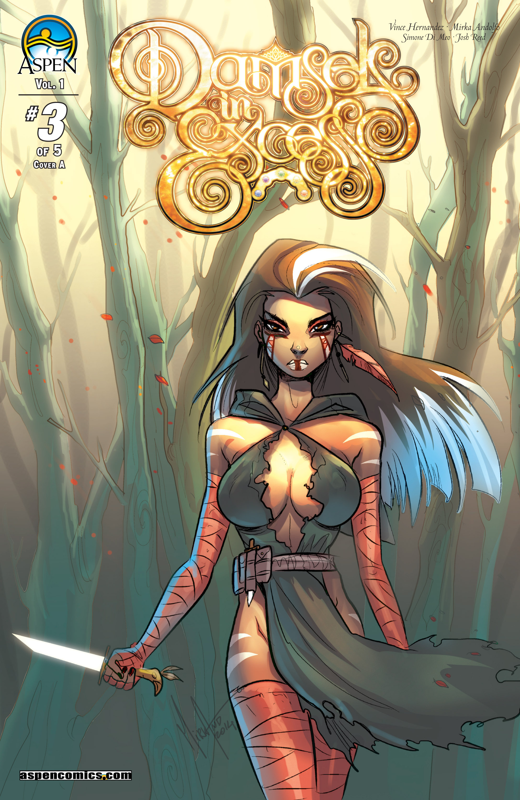 Read online Damsels in Excess comic -  Issue #3 - 1