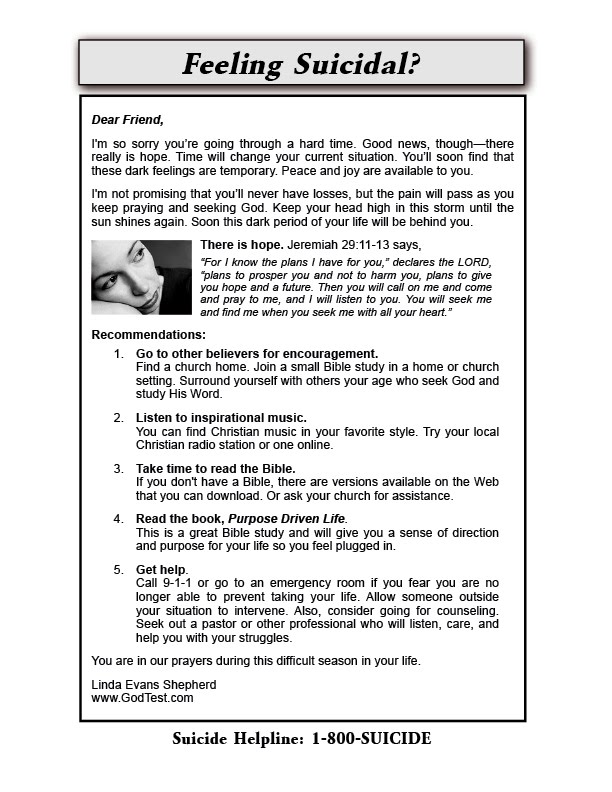 Woven by Words: Holiday Depression/Suicide Resource