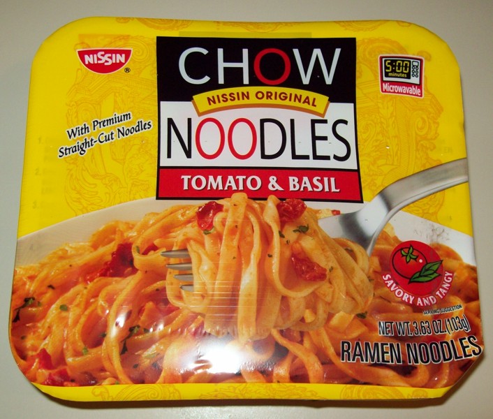Ramen Butterfly Nissin Chow Noodles Tomato Basil Flavor