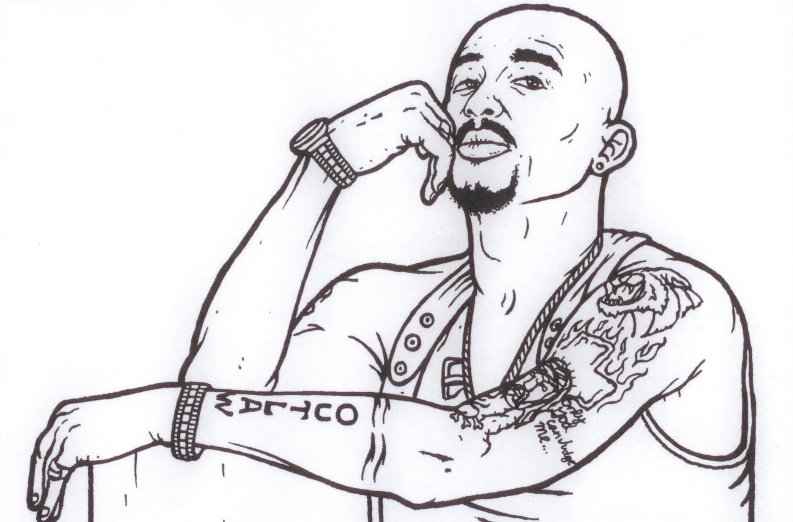 gangsta rap coloring pages - photo #17