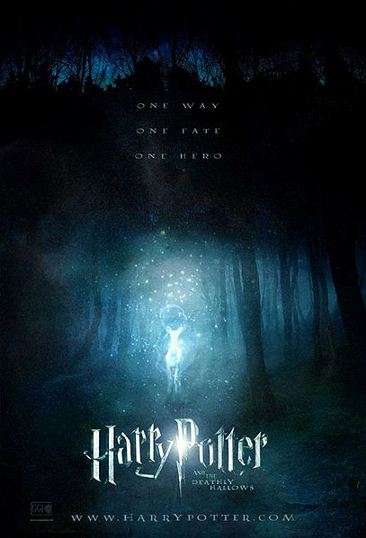 harry potter and the deathly hallows movie cover. harry potter 7 movie cover.