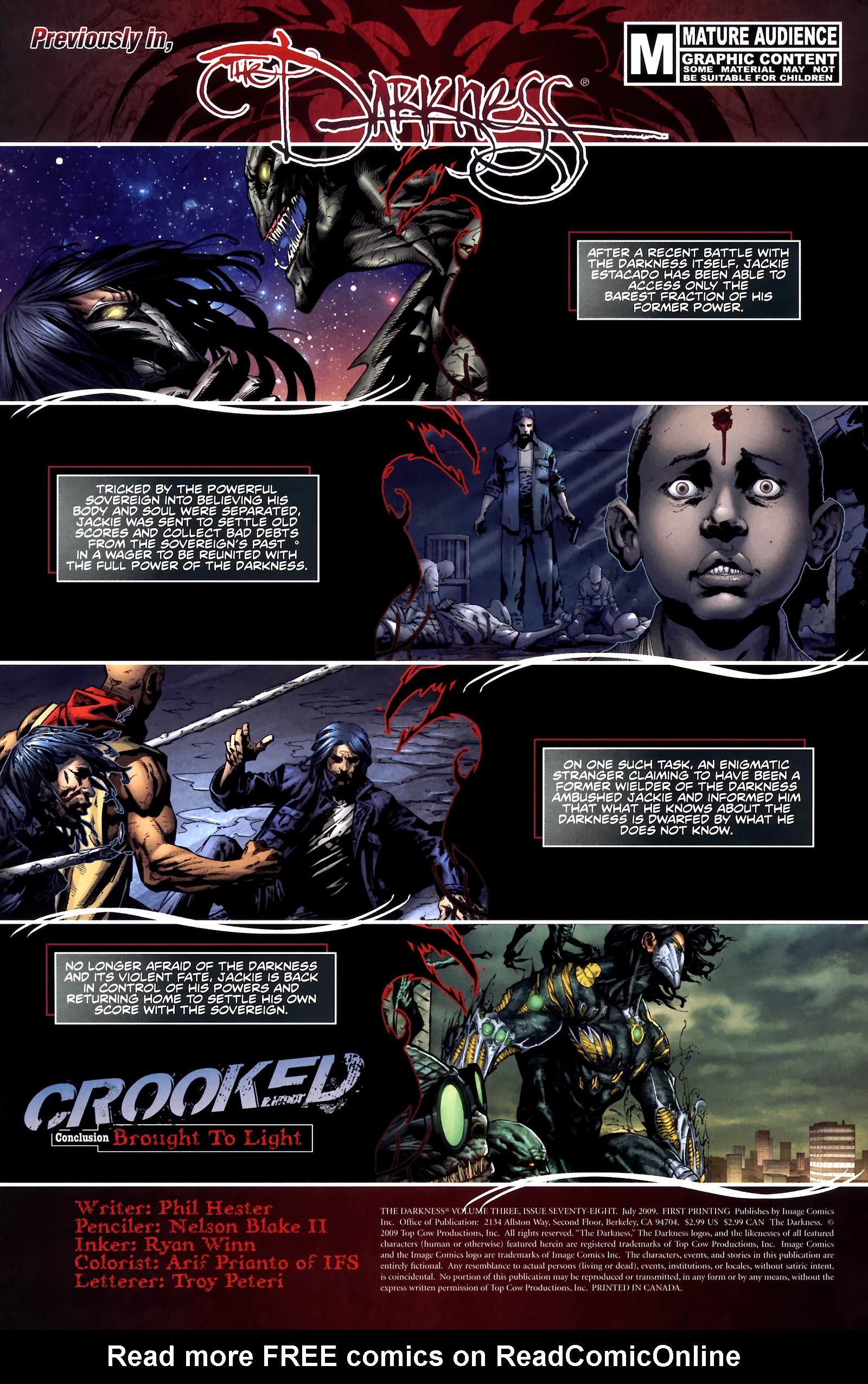 Read online The Darkness (2007) comic -  Issue #78 - 2