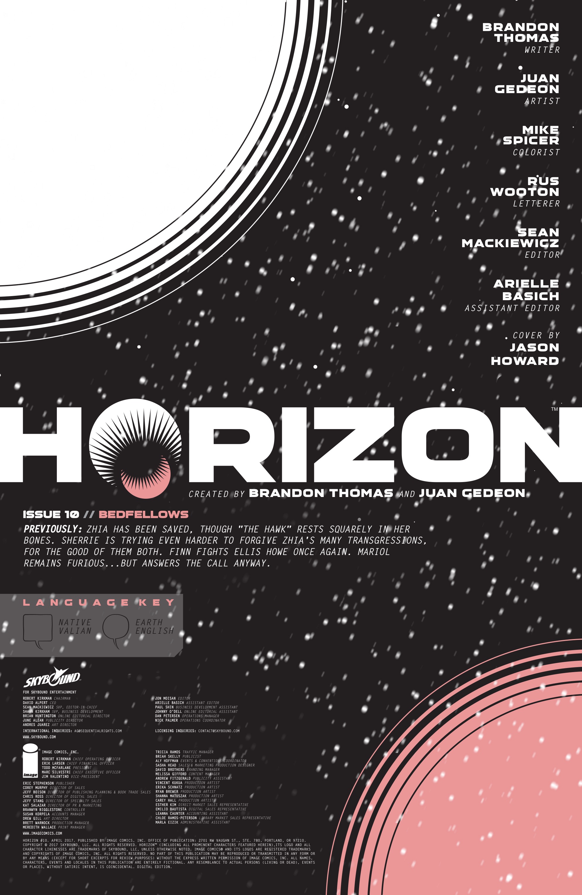 Read online Horizon comic -  Issue #10 - 2