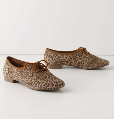 Shoe porn: Anthropologie leopard print 