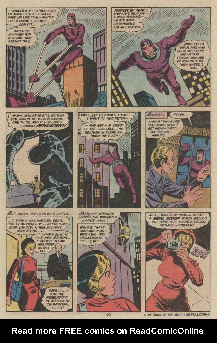 Read online Machine Man (1978) comic -  Issue #14 - 13